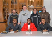 Mustangs Football Players sign National Letters of Intent for William Penn University